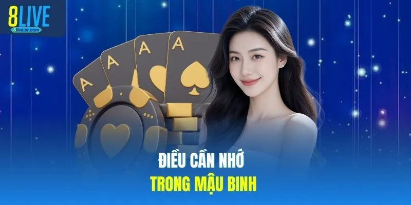 Điều cần nhớ trong mậu binh